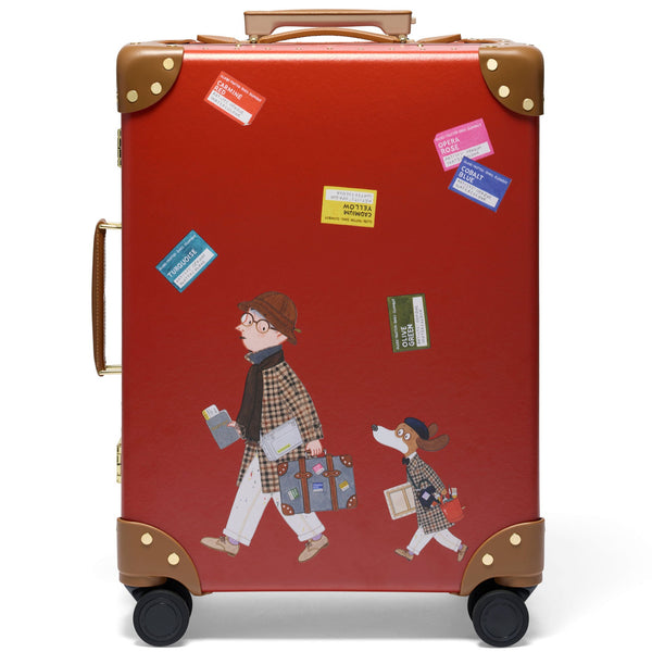 DAKS X GLOBE TROTTER X MR SLOWBOY COLLABORATION WHEEL CARRY-ON CASE