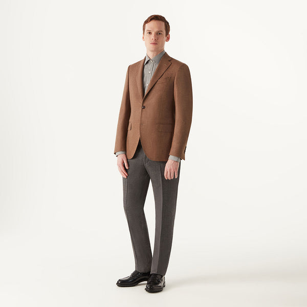 JAMES JACKET - LIGHT BROWN – DAKS JAMES JACKET - LIGHT BROWN – DAKS