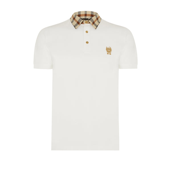 burberry polo gold metal emblem