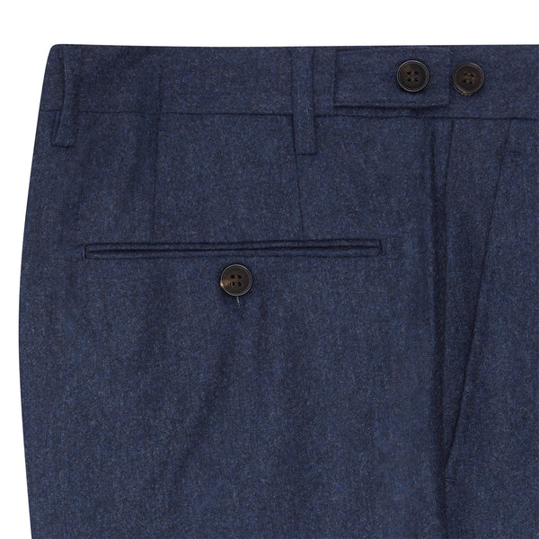 FLANNEL TROUSERS - ROYAL BLUE