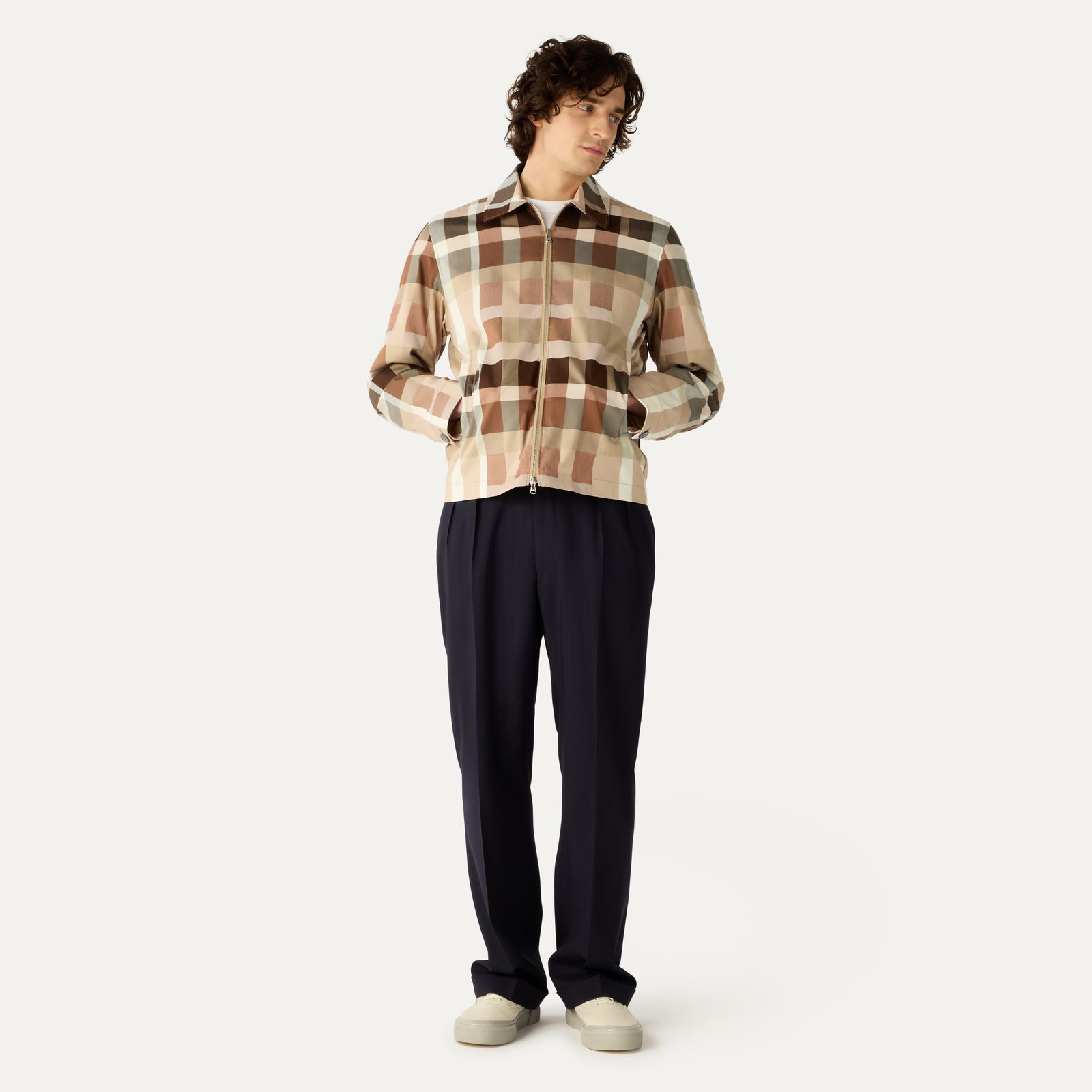 130th ANNIVERSARY CHECK BLOUSON – DAKS
