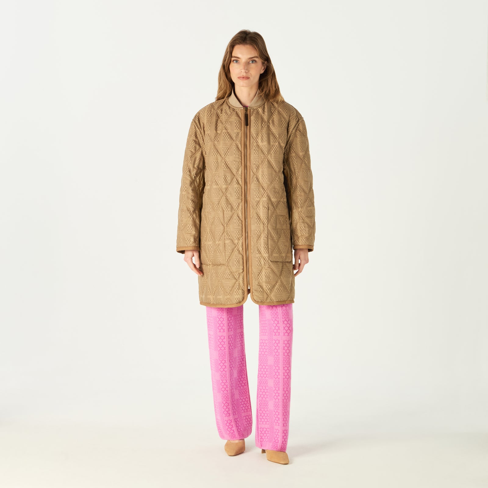 DIAMOND QUILTED REVERSIBLE OVERSIZED JACKET – DAKS