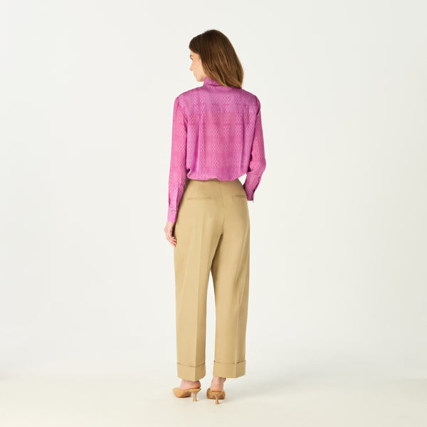 PLEATED FRONT TROUSERS