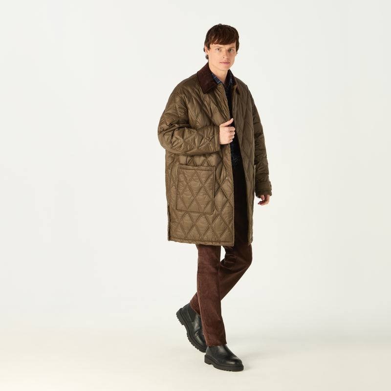 OVERSIZED QUILTED COAT DAKS