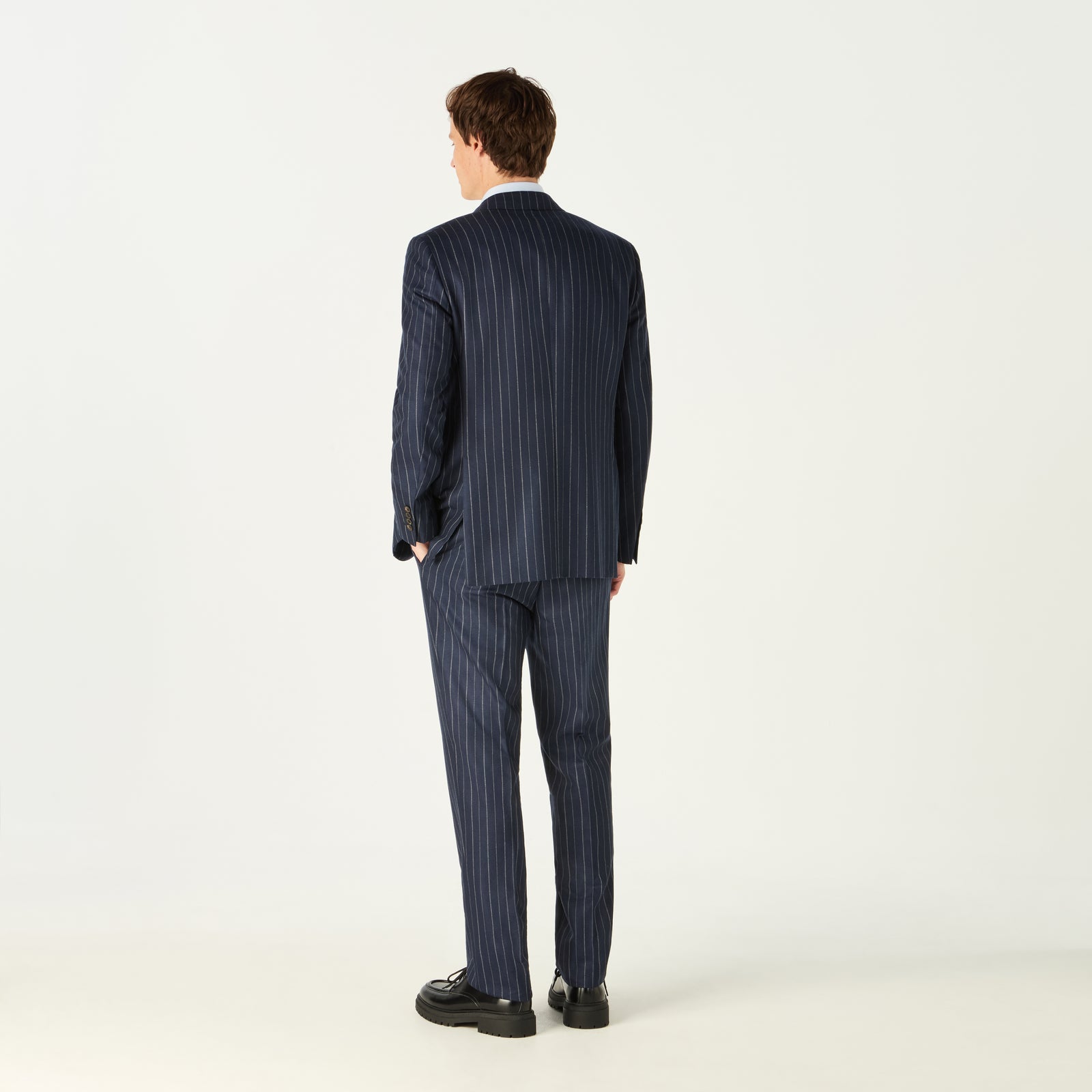 SINGLE BREASTED PINSTRIPE SUIT – DAKS