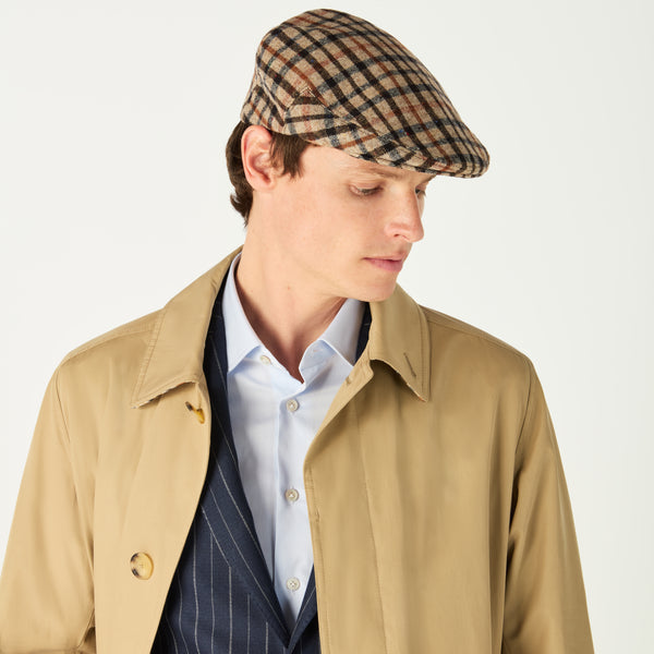 LOCK & CO FLAT CAP - HOUSE CHECK