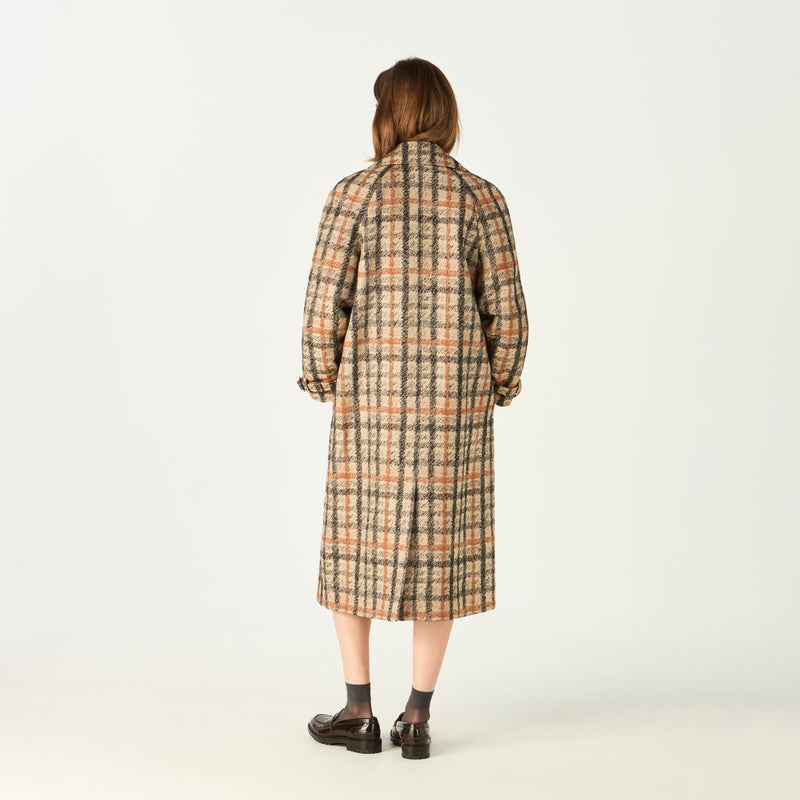 PENCIL HOUSE CHECK JACQUARD COAT