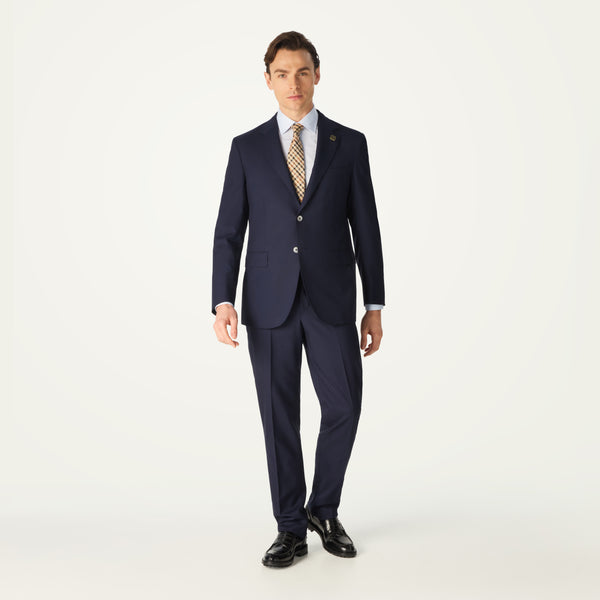 NAVY WOOL SINGLE BREASTED SUIT