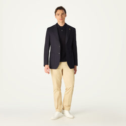 FLAT FRONT CLASSIC CHINO - BEIGE
