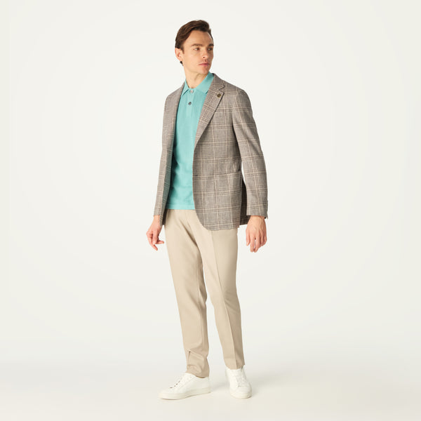 CLASSIC BLAZER - GREY LARGE WINDOWPANE