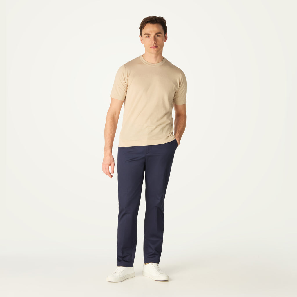 トップス JOHN SMEDLEY BARBLY STRIPED T-SHIRT M JOHN SMEDLEY】EXCLUSIVE STRIPED KNIT T-SHIRT2023.4.1 RELEASE