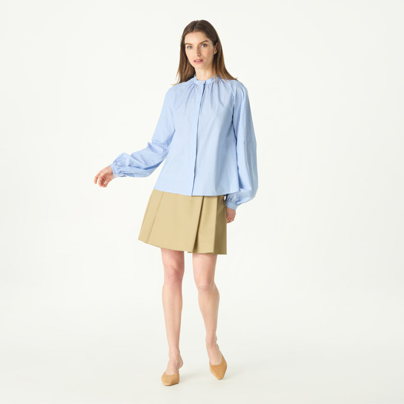 PLEATED MINI SKIRT