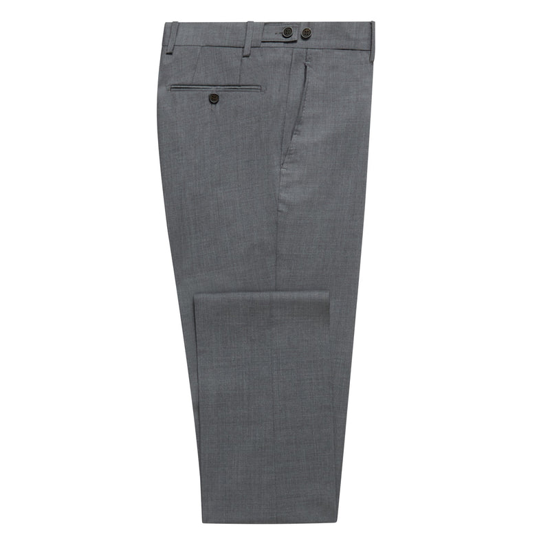 TINKER FLAT FRONT TROUSERS - GREY