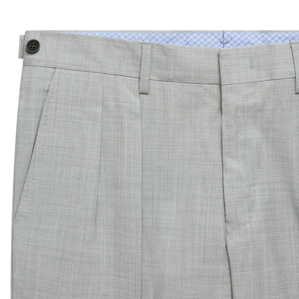 TIMOTHY FRONT PLEATED - LIGHT GREY