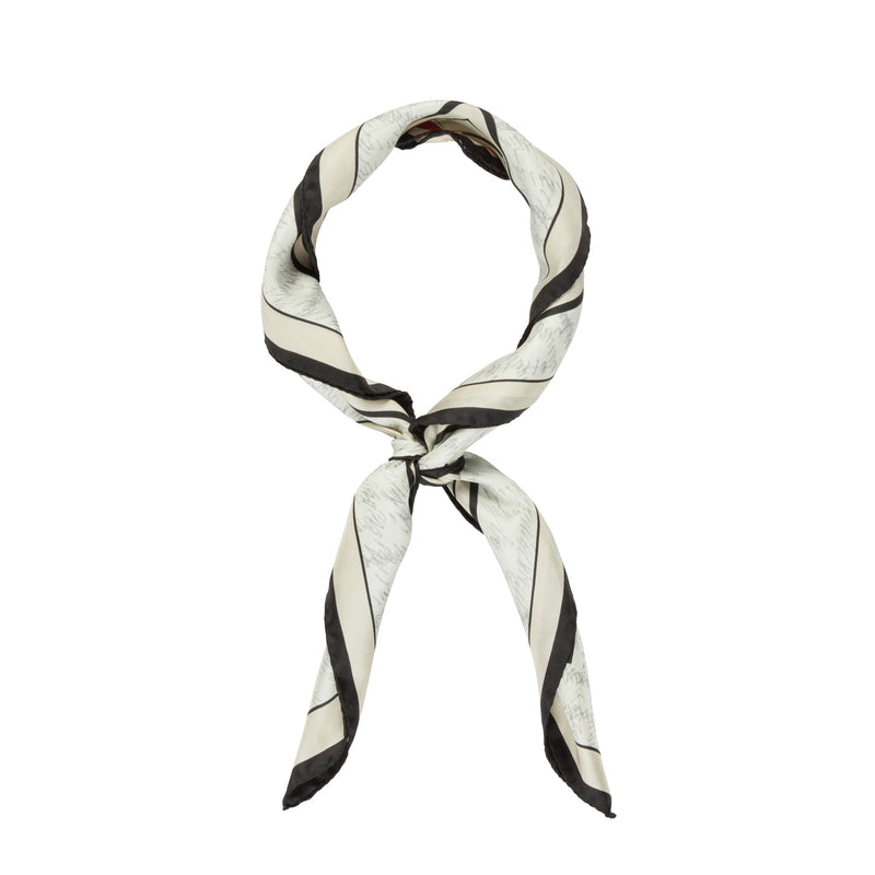 ARCHIVE BEN PRINT SILK FOULARD