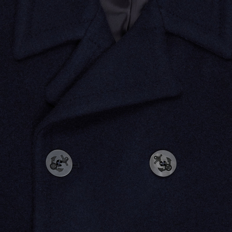 BELTED WOOL PEACOAT