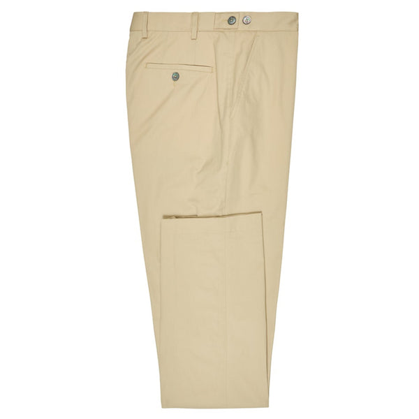 FLAT FRONT CLASSIC CHINO - BEIGE