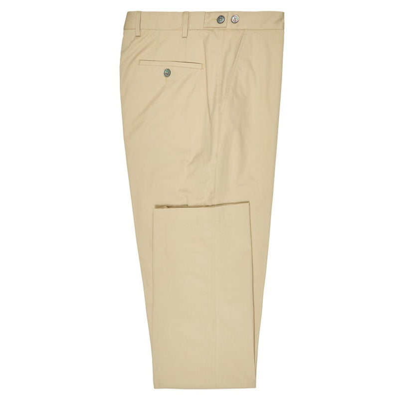 FLAT FRONT CLASSIC CHINO - BEIGE