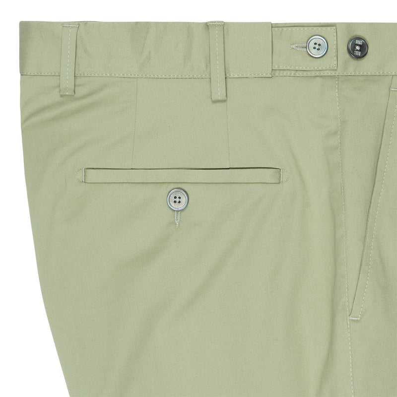 FLAT FRONT CLASSIC CHINO - SAGE GREEN
