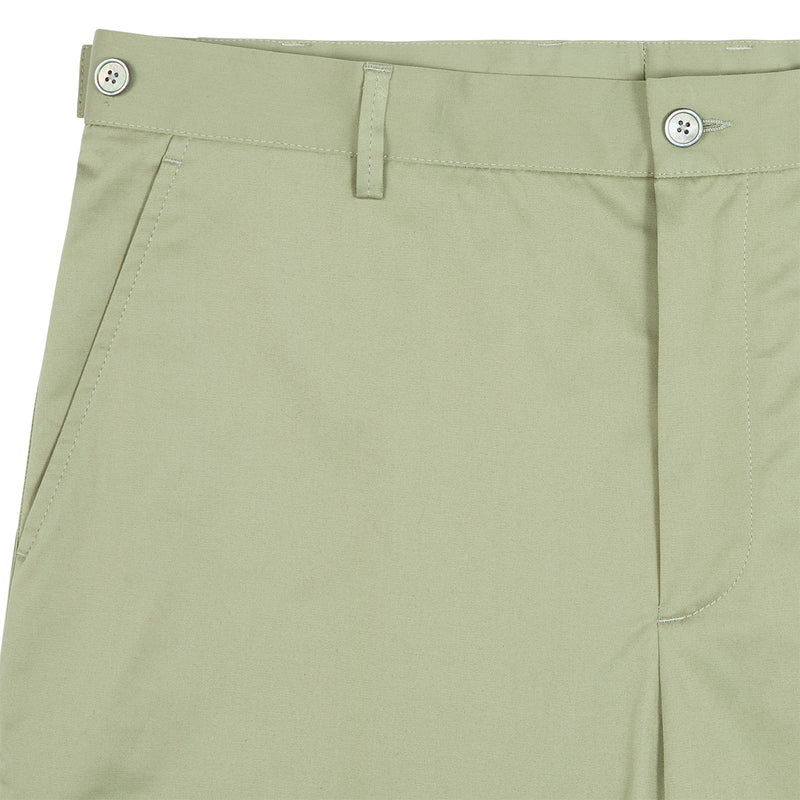 FLAT FRONT CLASSIC CHINO - SAGE GREEN