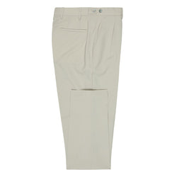 TRISTEN WIDE LEG INV PLEAT 4 TROUSERS - STONE