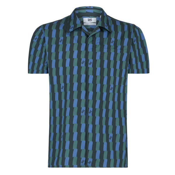 RIBBON PRINT SHORT SLEEVE SHIRT