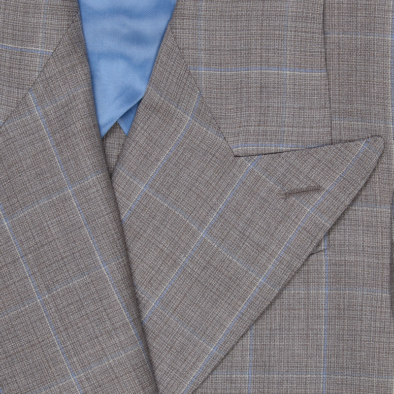 DOUBLE BREASTED WINDOWPANE BLAZER