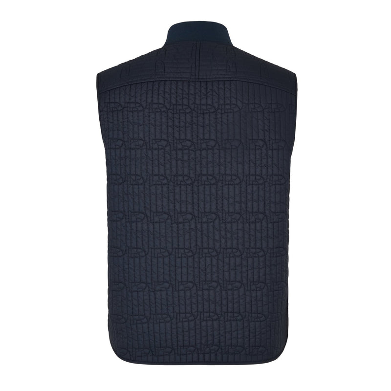 D CHAIN QUILTED GILET