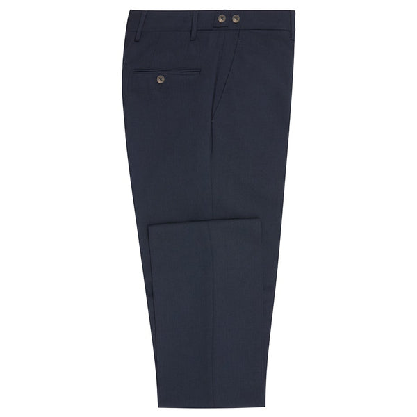 THOMAS WOOL SLIM FIT TROUSER - NAVY