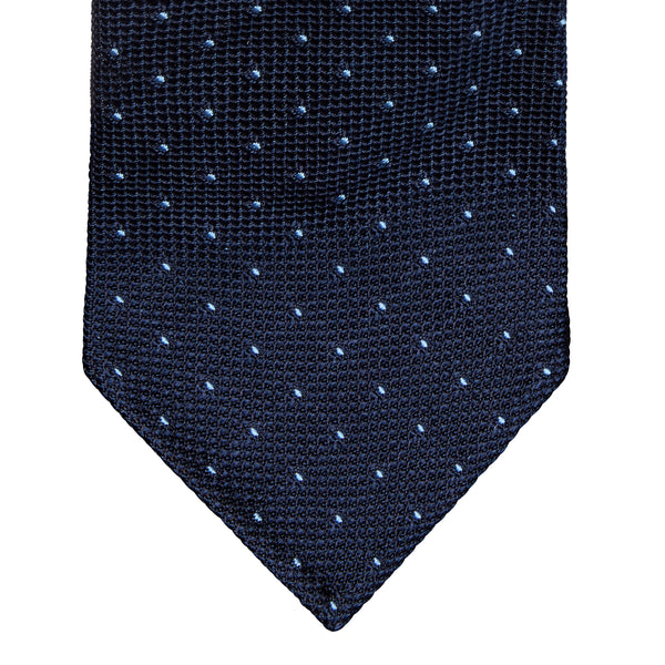 CLASSIC GRENADINE PIN DOT - NAVY/BLUE