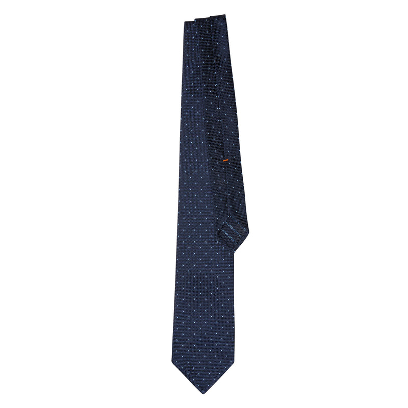 CLASSIC GRENADINE PIN DOT - NAVY/BLUE