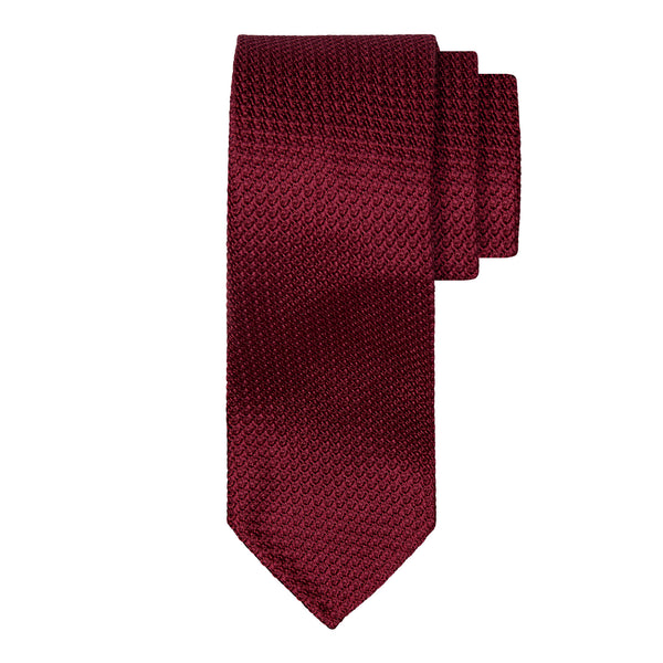 CLASSIC SILK TIE - BURGUNDY