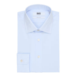 PLAIN FINE TWILL SHIRT - SKY BLUE