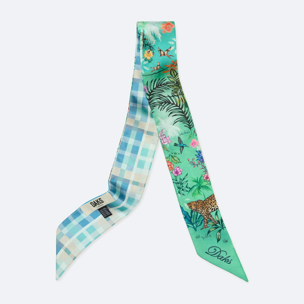 Foulard/Carré/Shawl★DAKS London ★soie 100%★hand rolled-33g Foulard/Carré/Shawl★DAKS London ★soie 100%★hand rolled-33g