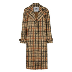 JACQUARD GEOCHECK OVERCOAT