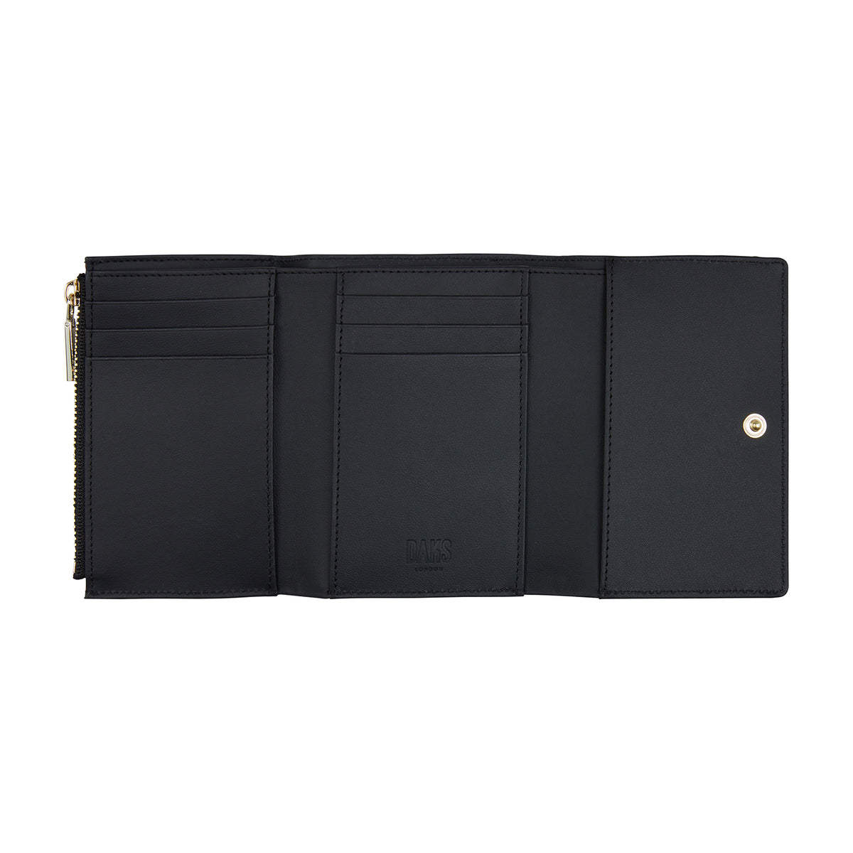 [DAKS]DD Logo Cowhide Half Wallet★大人気★ DAKS]DD Logo Cowhide Half Wallet☆大人気☆