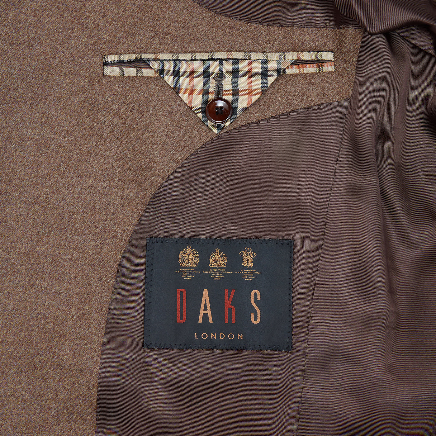 JAMES JACKET - LIGHT BROWN – DAKS
