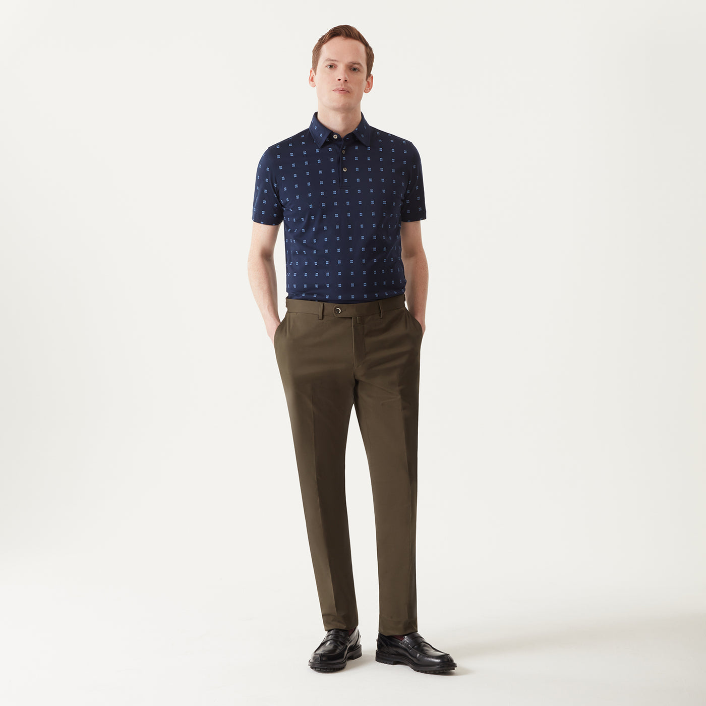 DD LOGO NAVY POLO – DAKS