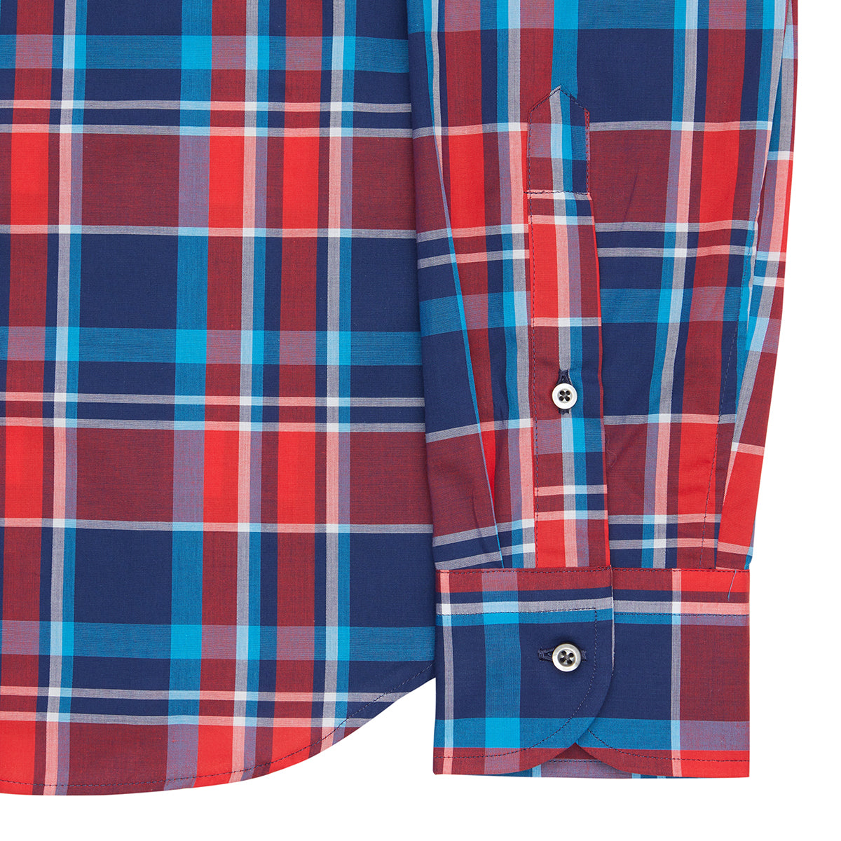 RED & BLUE CHECK SHIRT – DAKS