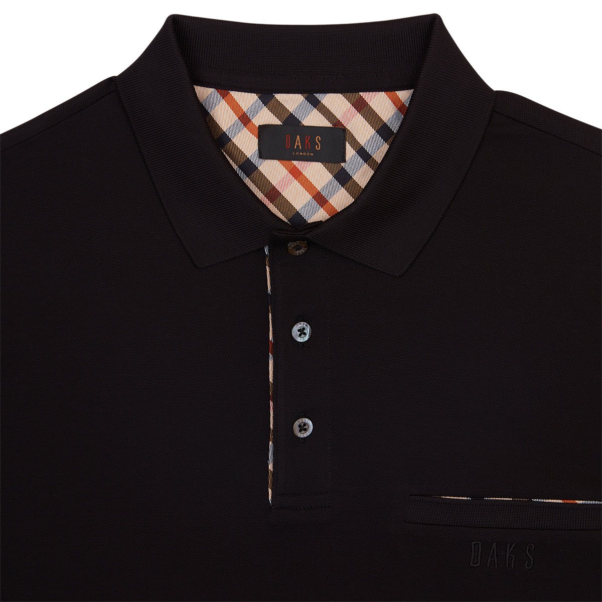 BLACK POLO – DAKS
