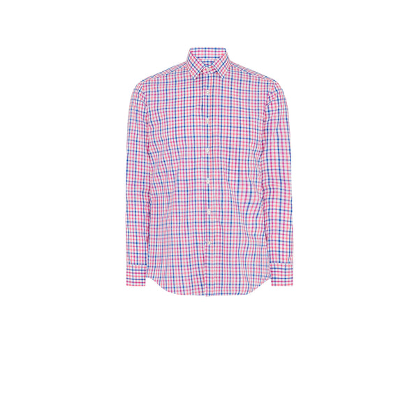 PINK & BLUE CHECK SHIRT