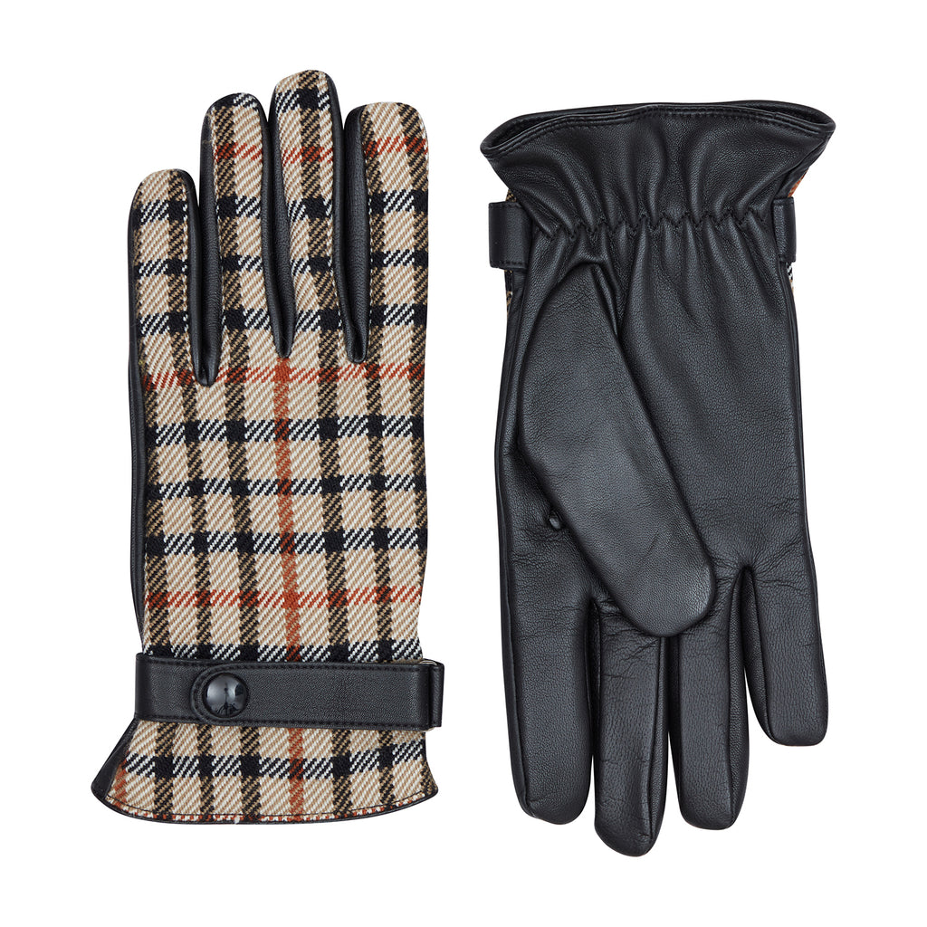 House Check Driving Gloves DAKS