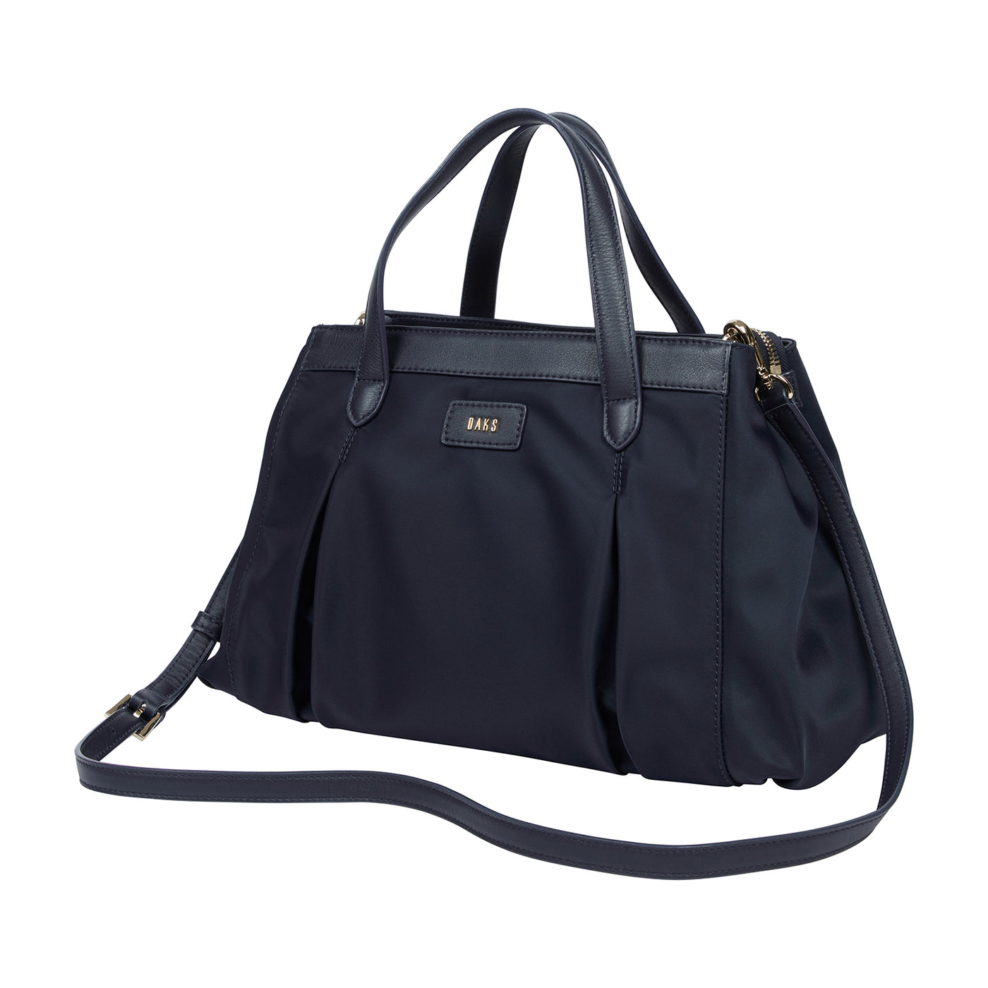 ★DAKS★ DAKS NYLON Black DD Logo Nylon Fabric Tote and Cros Daks Nylon Tote Organizer Bag | eBay